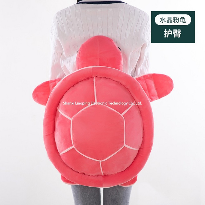 스키 보호대 엉덩이 인형 주니어보호대 캐릭터 남녀, 핑크 거북이 엉덩이 보호대, 1개