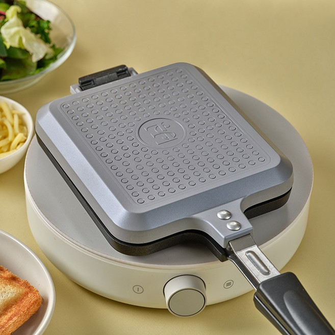 에비히슈테른 프라이어 샌드위치쿠커 2구 인덕션가능, 1개, 143 x 165 x 36 mm