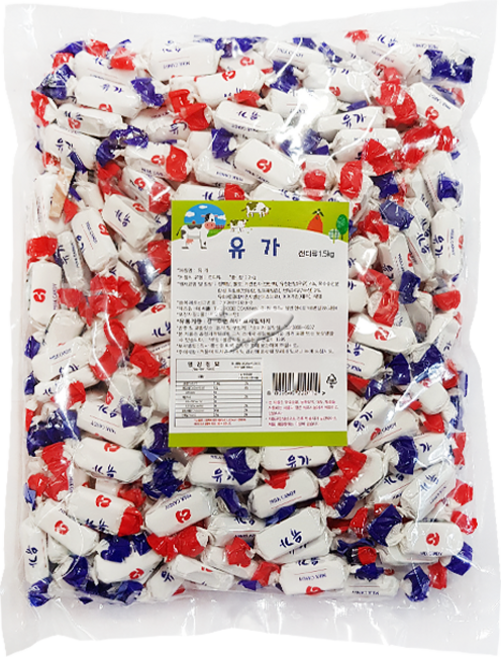 유가 대용량 캔디 벌크용 늘푸른 더식품, 1.5kg, 2개