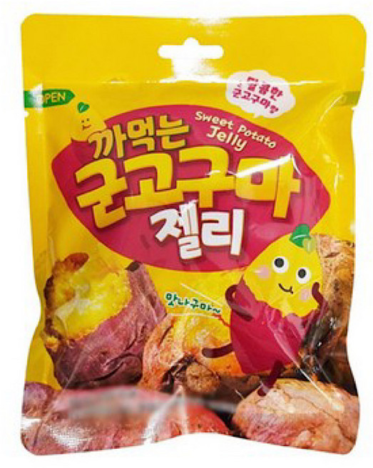 까먹는 군고구마 젤리, 12개, 50g