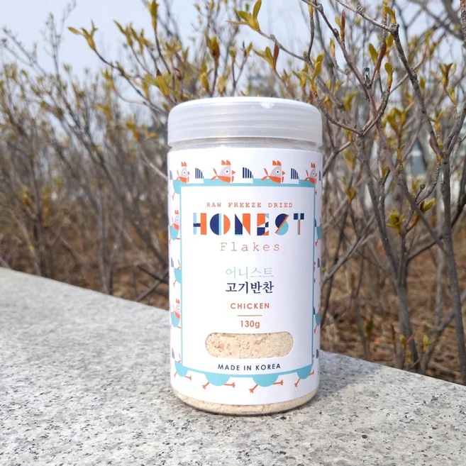 강아지 사료 토핑 어니스트 동결건조 고기반찬, 3개, 130g - 쿠팡