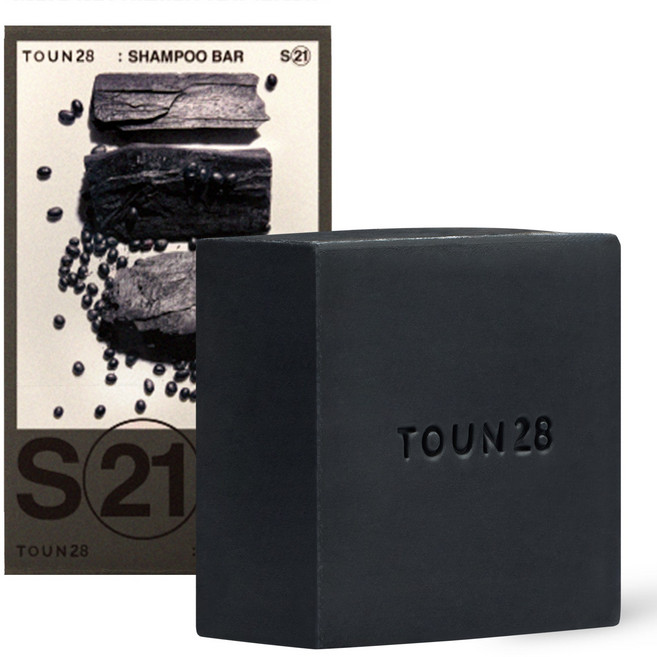 톤28 S21 샴푸바 참숯, 100g, 1개