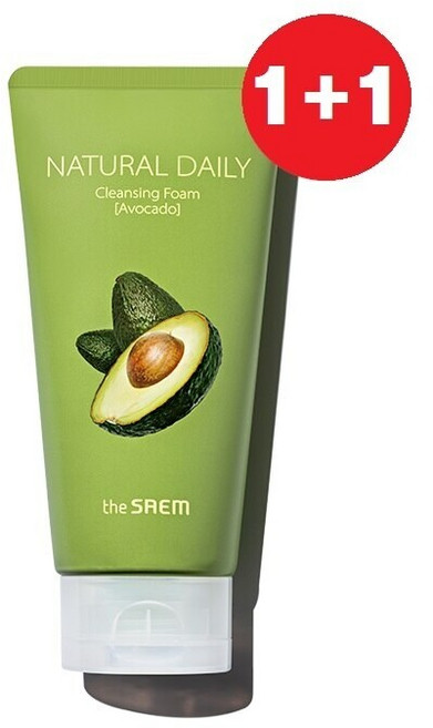 내추럴 데일리 클렌징 폼 아보카도US, 2개