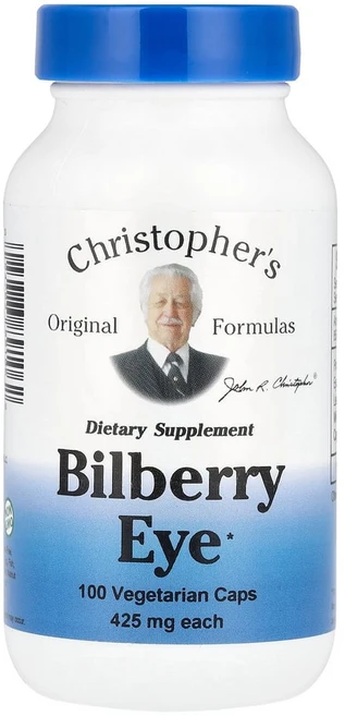 크리스토퍼오리지날포뮬라 빌베리 아이 850mg 베지 캡슐 100정, 1개 - 쿠팡