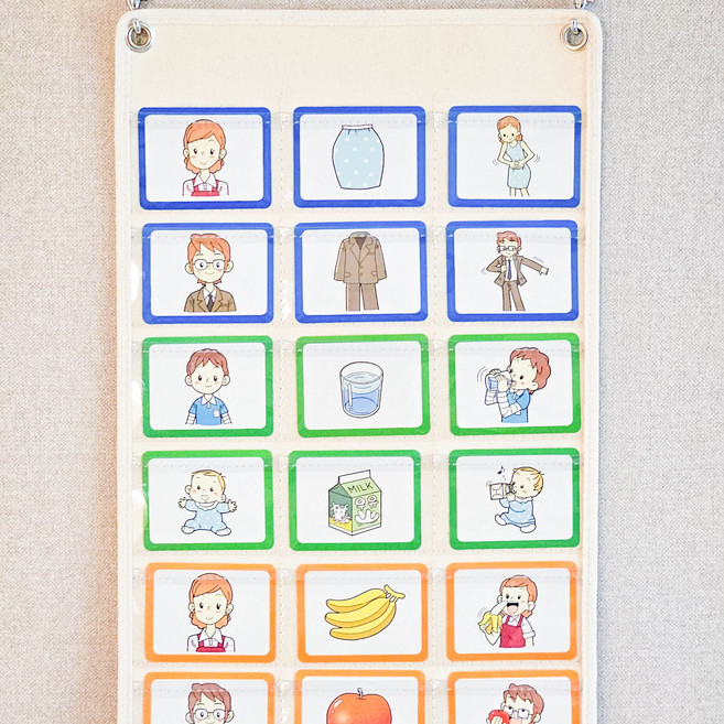 마이포켓 학습 포켓 차트 벽걸이 수납 투명 전면 책꽂이 책장 책육아 유아 언어 교육 정리, 타입13, 1개