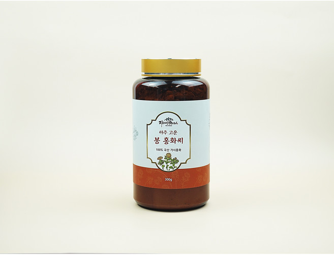 지리산BON 아주 고운 봉 홍화씨(분말) 원산지 국산(경남 하동군), 1개, 300g