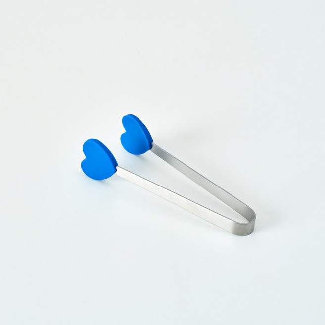 일비아 하트 미니 집게 15cm, 1개, 블루