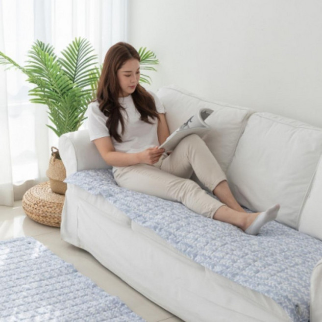 2인-6인 냉감 인견 소파패드 소파매트 소파커버 깔개dmm