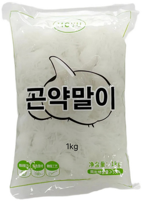 푸단테 곤약말이 실곤약 저칼로리 다이어트 말이곤약 스키야키 실곤약, 3개, 1kg