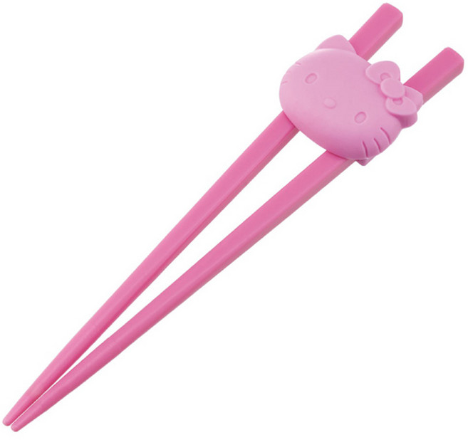스케이터 ATC1N 교정겸용 캐릭터 젓가락, 산리오 핑크, 1개