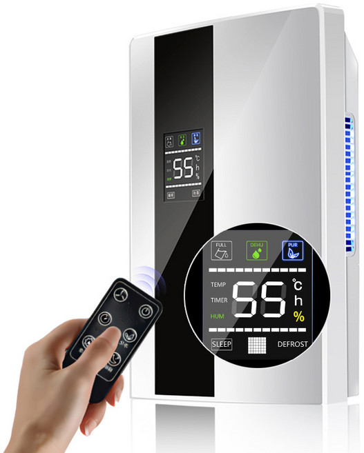 RichMagic 가정용 제습기 침실 무음 제습기 소형 지하실 흡습 건조 방습기, QM-CS10E