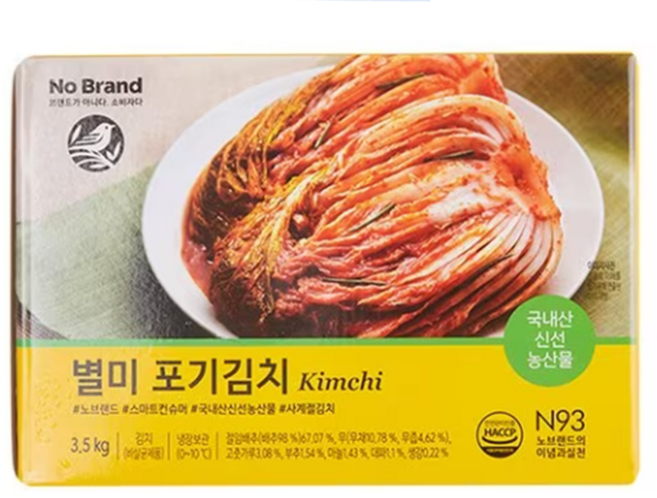 노브랜드 별미 포기김치 3.5kg, 1개