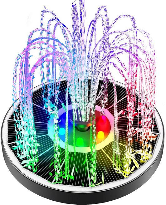 Yzert Solar Fountain Glass Panel Yzert Solar Fountain Glass Panel with 2200 mah Battery 3.5W Float, 1개, N/A