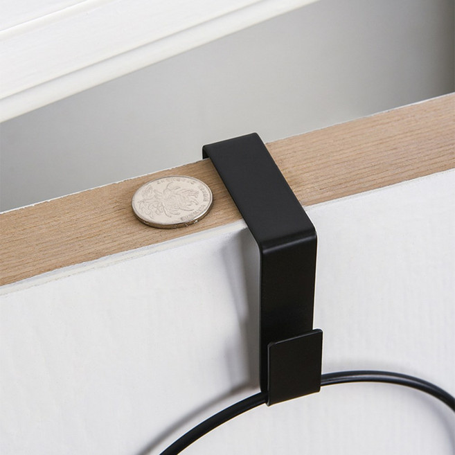 위시월드 무타공 모자걸이 가방 걸이 후크 문걸이 벽걸이 마스크 정리 행거 거치대