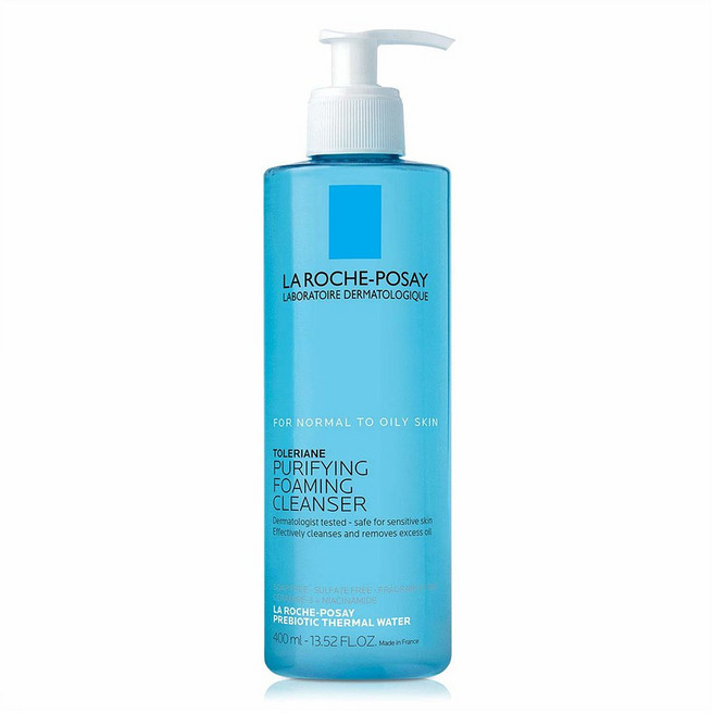 La Roche-Posay Foaming Cleanser 라로슈포제 톨레리안 퓨리파잉 포밍 클렌저 13.52oz(400ml), 400ml, 1개