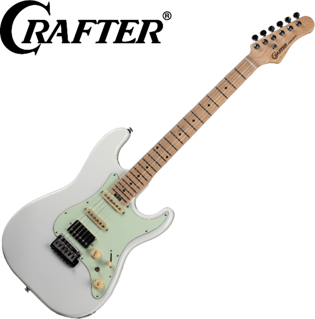 크래프터 일렉기타 샬롯 올림픽 화이트 메이플 지판(예약주문), 1개