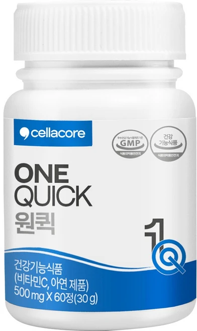 원퀵 500mg, 60정, 1개 - 쿠팡