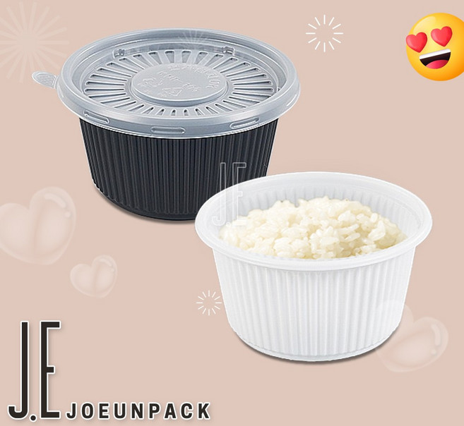 백만상회 [KNP] PP 105파이 국물용기 중 흑색, 1000개, 1개