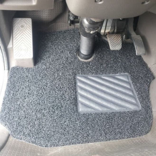포터2 봉고3 코일매트 발매트 차량용 바닥 발판 깔판, 1열(운+조), 그레이, 봉고 3 1톤