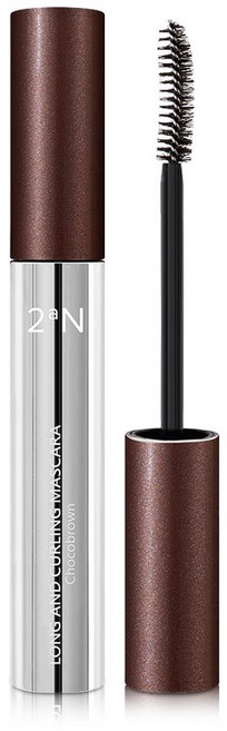 투에이엔 롱앤컬링 마스카라 7.5g, 초코브라운, 1개