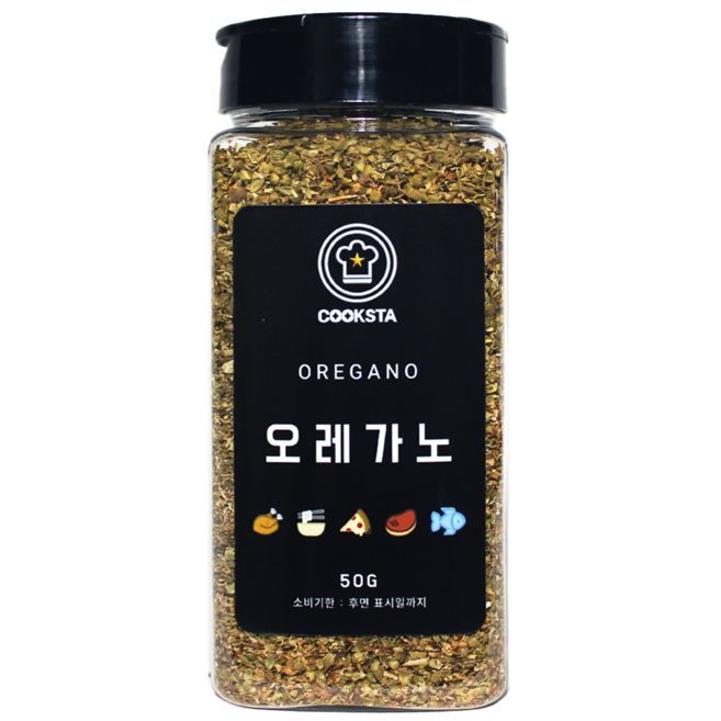 [쿡스타] 오레가노 - 피자/파스타 등 이탈리아 요리에 필수 허브, 50g, 1개