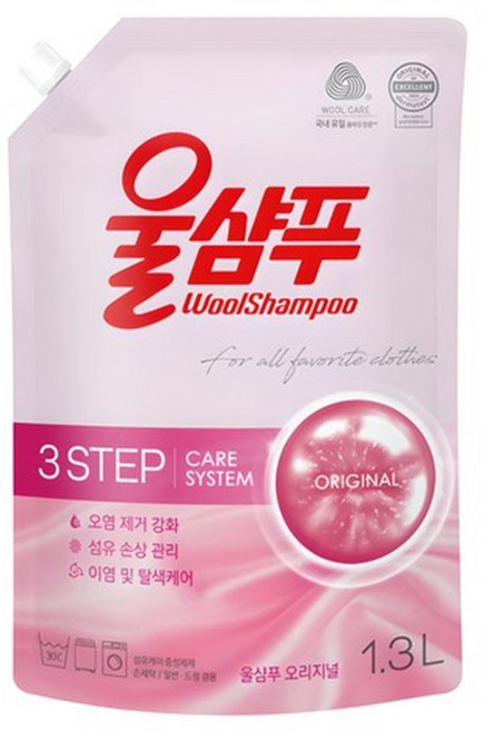 애경울샴푸오리지널1.3L, 1.3L, 1개