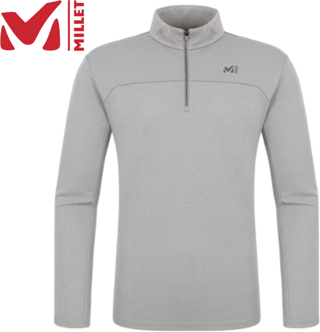 [백화점발송] 밀레 남성 긴팔 티셔츠 캠핑 낚시 등산 일상 작업 출퇴근 기능성 집업 간절기 상의