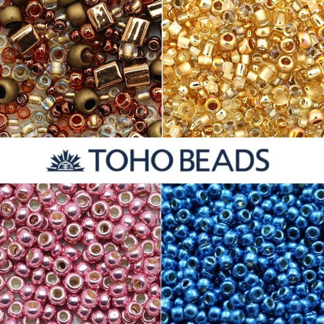 TOHO 토호비즈 MIX / 메탈 시드비즈공예재료 구슬반지팔찌 마스크줄 악세사리 만들기, 메탈릭 (Metalic), 24. 페일 실버, 1개