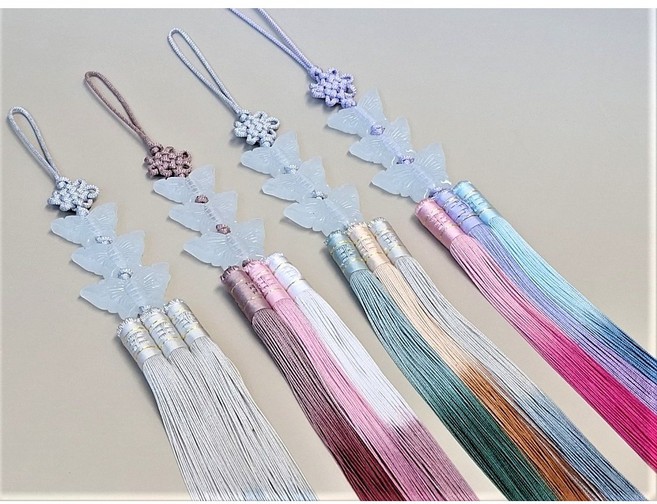 [리뷰이벤트] 3단나비노리개 한복노리개 혼주장신구 한복소품 전통매듭공예