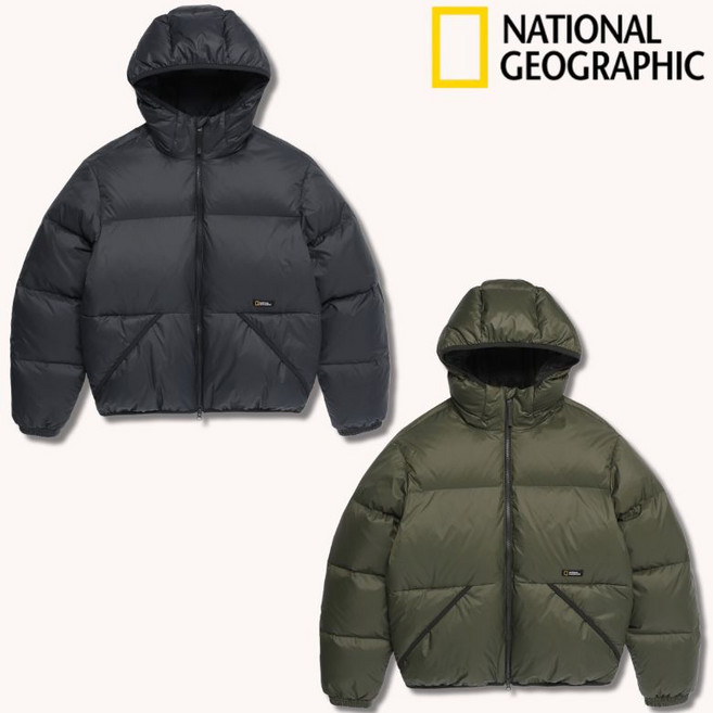 백화점정품 내셔널지오그래픽 남녀공용 패딩 타이라 후드 점퍼 덕다운 자켓 방한 겨울 아우터