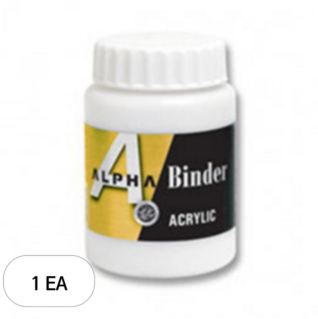 신한커머스 알파 골드 아크릴 보조제 바인더, 1개, 250ml