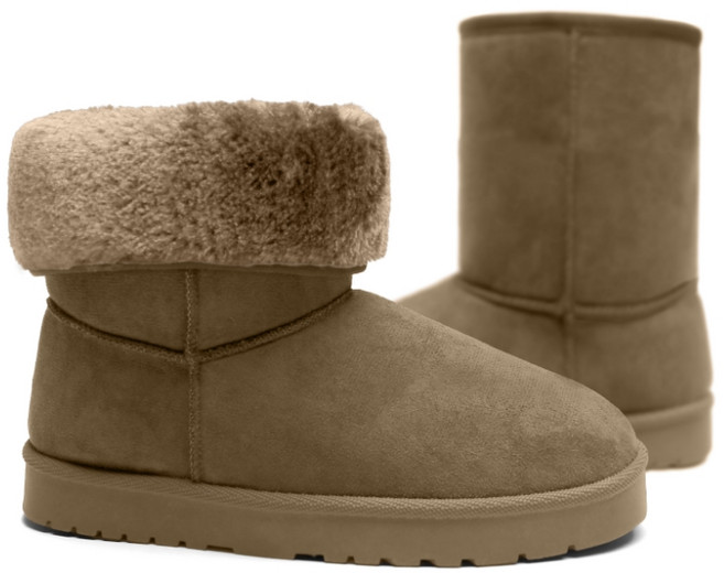 까발로 여성부츠 겨울신발 털부츠 방한화 털신 퍼부츠 미들부츠 CA031