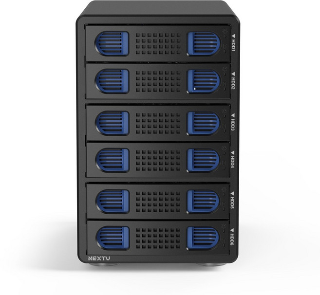 NEXTU 926U3 하비샘 10Gbps 6베이 데이터 스토리지 최대 132TB