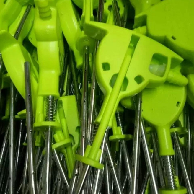 버섯 침봉 기 재배 불포함 양쪽 균사 주입 호스 단바늘, 25cm 10개 바늘, 1개