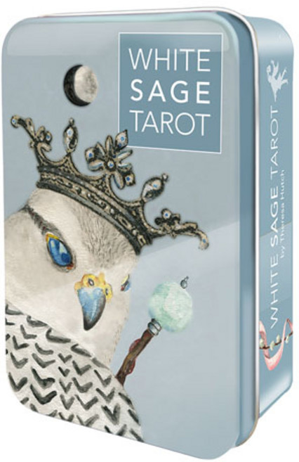 정품 화이트세이지 틴케이스 타로카드 주머니 제공 White Sage Tin tarot, 1개