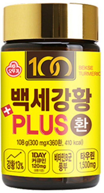 오뚜기 백세강황 PLUS 환, 108g, 1개