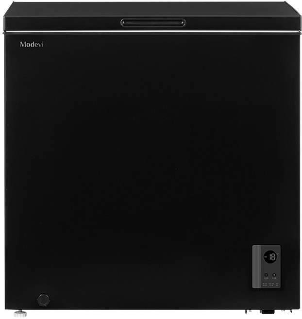 캐리어 다목적 냉동고 방문설치, CCDF199BEM1 캐리어 냉동고, 블랙