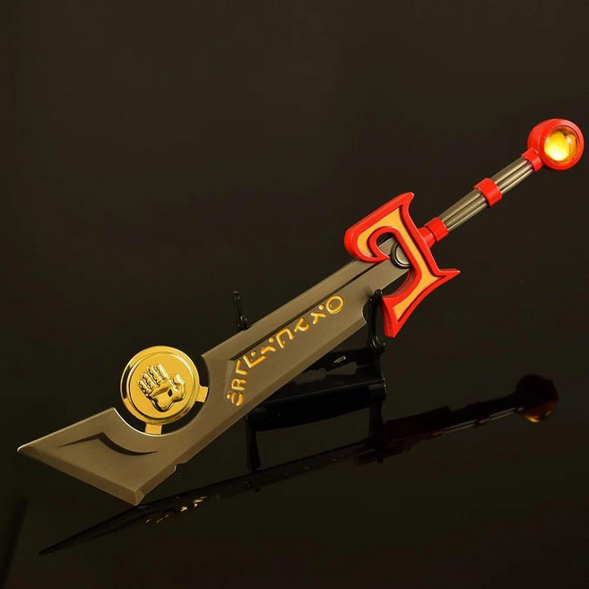 월드 워크래프트 무기 게임 주변 금속 소드 모델 장식 컬렉션 공예 선물, 1개, Color: 2. 30cm Ashbringer