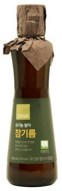 올가 유기농 발아 참기름 인도산, 300ml, 5개