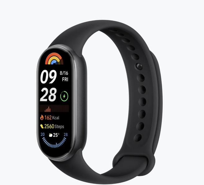 샤오미 미밴드 9 스마트밴드, 미드나잇 블랙, 4.1cm, 블루투스