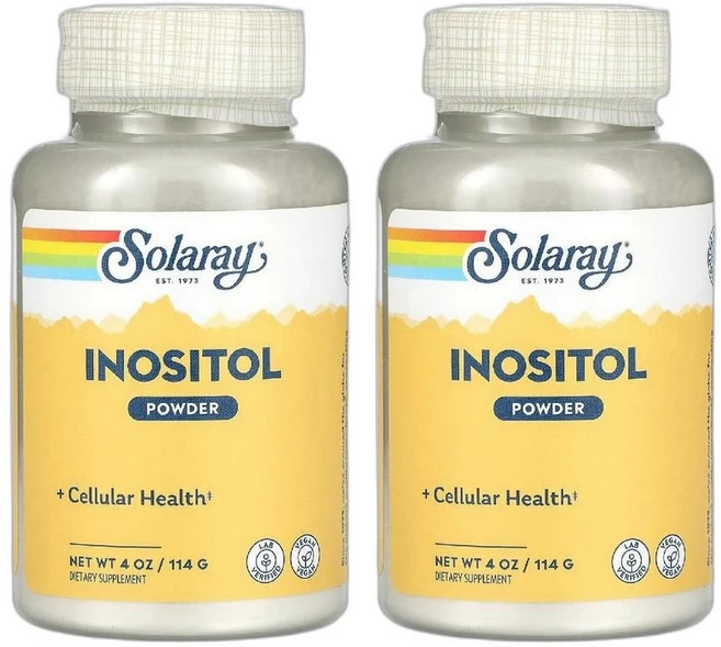 솔라레이 퓨어 이노시톨 파우더 SOLARAY Inositol, 114g, 2개 - 쿠팡