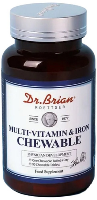 미국산 온가족 멀티비타민 & 철분 츄어블 90정 X10개입 건강기능식품 어린이철분제 철분영양제 온가족비타민 GMP, 10개