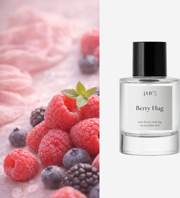 PURE5 사랑스러운 베리향 향수 BERRY HUG, 1개, 18ml