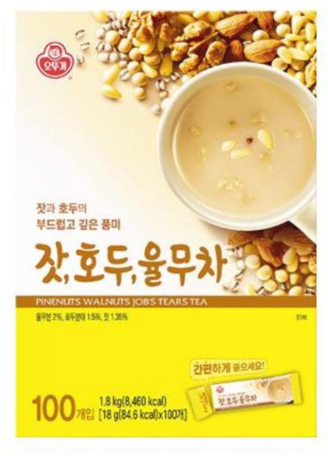 오뚜기 잣호두율무차 1800g 100개입 1개