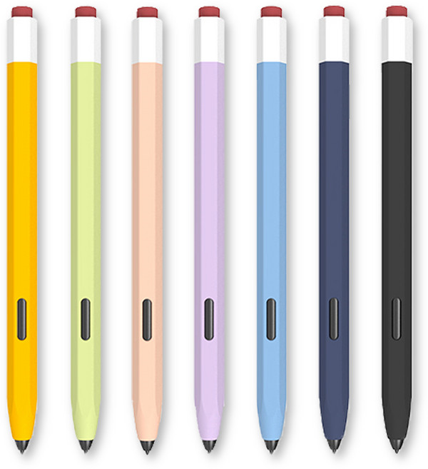 갤럭시탭S10 플러스 S9 S9플러스 S9울트라 호환 S펜 연필 케이스 실리콘 커버, 1개, 연필-퍼플