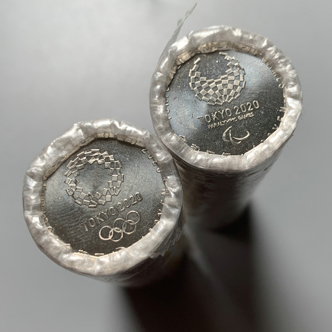 희귀동전 기념주화 2020/21 도쿄 올림픽 100위안 유통 오리지널 볼륨