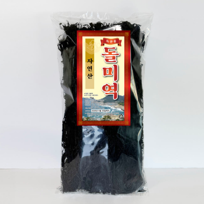 청정바다에서 온 완도산 1등급 대용량 업소용 돌미역 [원산지:국산(전라남도 완도군)], 1개, 1kg