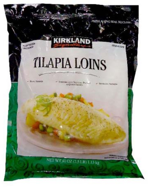 커클랜드 틸라피아 2.5 LB, 1개, 1.13kg