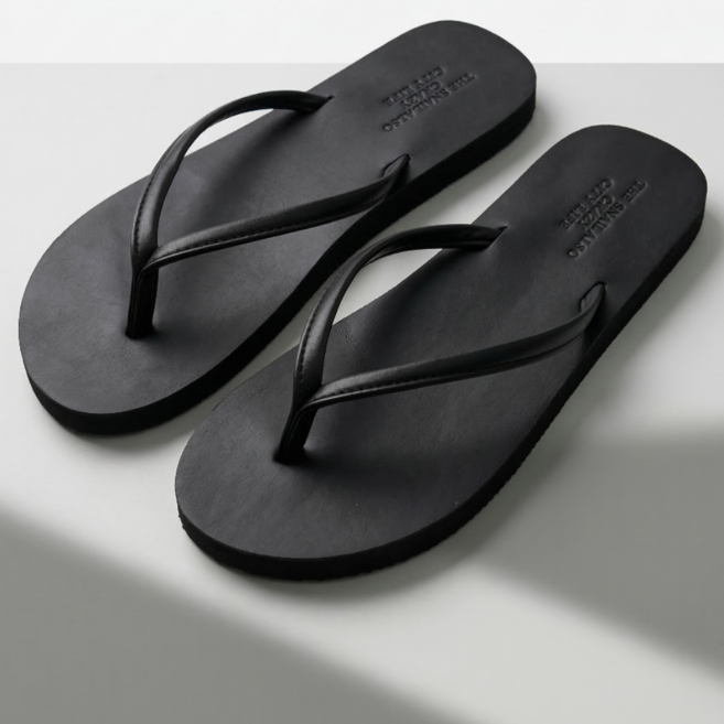 HALOPICK 여성 심플 쪼리 슬리퍼 가벼운 여름 비치 샌들