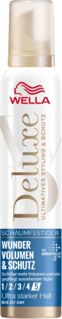 웰라 WELLA Deluxe 헤어 무스 원더 볼륨 & 케어, 1개, 200ml